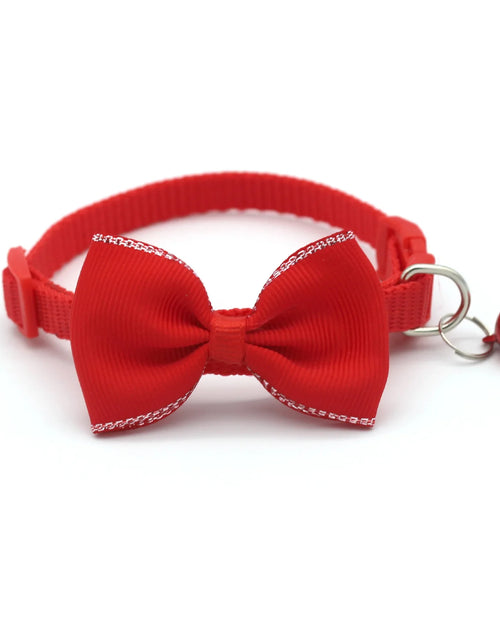 Load image into Gallery viewer, Pet Collars New Pet Bow Bell Collars Cute Cat Collars Pet Supplies Multicolor Adjustable Pet Dressing Tool Pet Accessories
