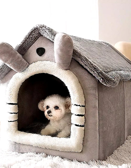 Load image into Gallery viewer, Folding Houses for Small and Medium Sized Dogs and Cats, Mattresses, Pet Products, Puppy Baskets, Winter Kennels
