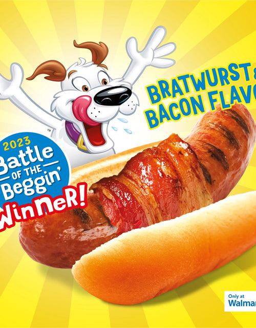 Load image into Gallery viewer, Purina  Strips Dog Treats with Real Bacon &amp; Bratwurst Flavors Tender Chews, 6 Oz Pouch
