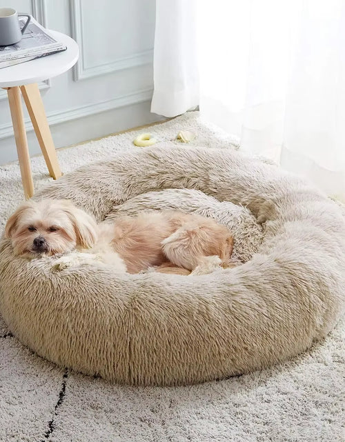 Load image into Gallery viewer, Super Cat Bed Warm Sleeping Cat Nest Soft Long Plush Best Pet Dog Bed for Dogs Basket Cushion Cat Bed Cat Mat Animals Sleeping
