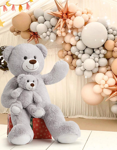 Load image into Gallery viewer, 39&quot; Giant Teddy Bear Mommy and Baby Soft Plush Bear Stuffed Animal
