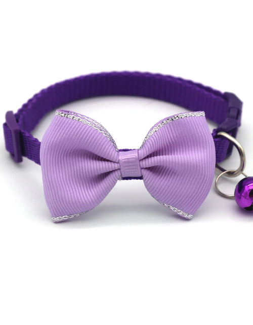 Load image into Gallery viewer, Pet Collars New Pet Bow Bell Collars Cute Cat Collars Pet Supplies Multicolor Adjustable Pet Dressing Tool Pet Accessories
