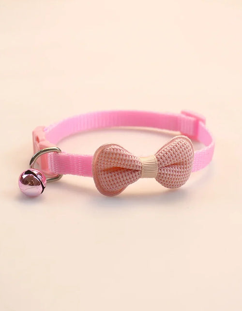 Load image into Gallery viewer, Pet Collars New Pet Bow Bell Collars Cute Cat Collars Pet Supplies Multicolor Adjustable Pet Dressing Tool Pet Accessories
