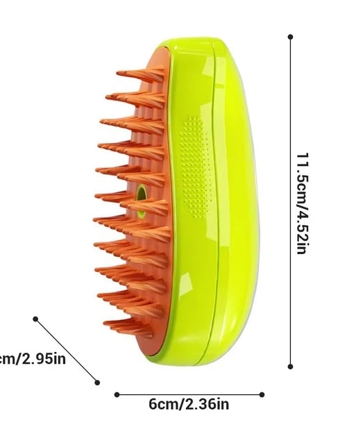 Load image into Gallery viewer, Cat Steam Brush Steam Brush 3In1 Electric Spray Cat Hair Brush Massage Pet Beauty Massage Comb Soft Silicone Hair Removal Comb
