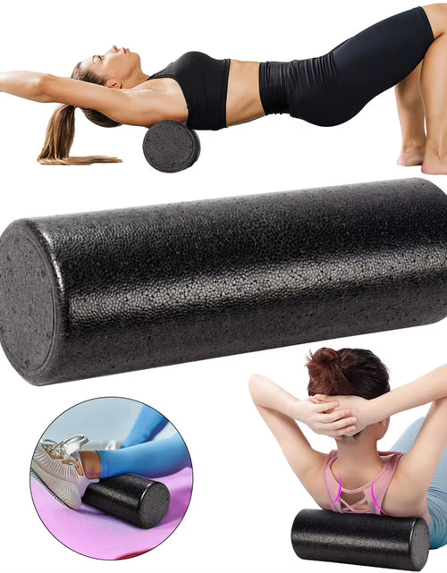 Load image into Gallery viewer, High Density Foam Rollers 12 Inch Solid Core Foam Massage Roller round Back Legs Foam Roller for Exercise Yoga Pilates Physical
