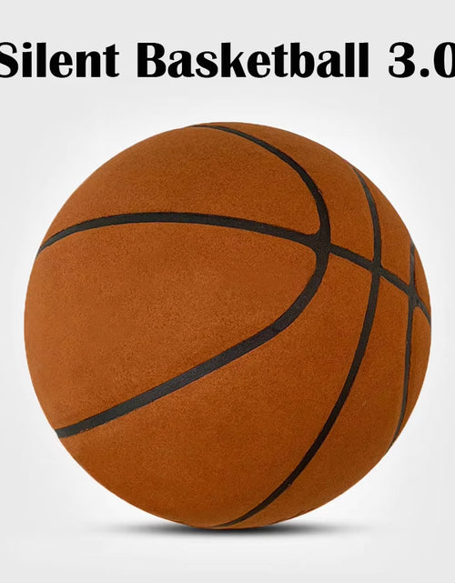 Load image into Gallery viewer, Silent Basketball Size 7 (29.5&quot;)/5# Dribbling Indoor Grooved Airless Foam Basketball Quiet Dribbling Indoor Training Silent Ball
