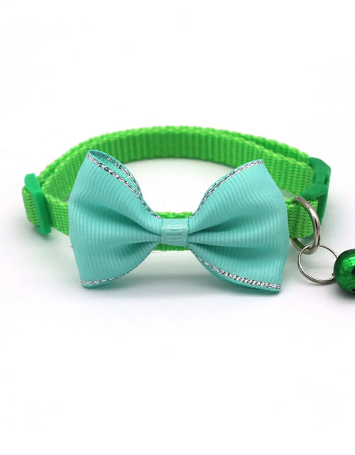 Load image into Gallery viewer, Pet Collars New Pet Bow Bell Collars Cute Cat Collars Pet Supplies Multicolor Adjustable Pet Dressing Tool Pet Accessories
