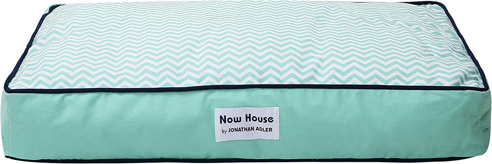 Now House for Pets by  Teal Chevron Cushion Dog Bed, Medium Medium Dog Bed Washable Dog Bed for Medium Dogs by Now House by  (FF15503)