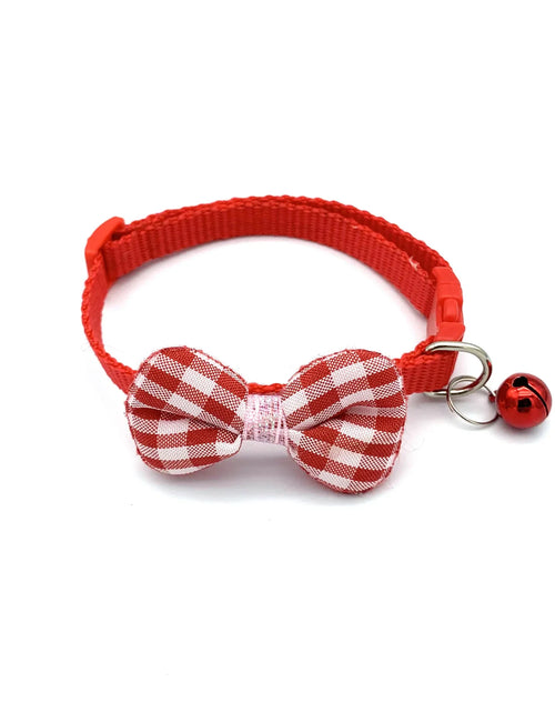 Load image into Gallery viewer, Pet Collars New Pet Bow Bell Collars Cute Cat Collars Pet Supplies Multicolor Adjustable Pet Dressing Tool Pet Accessories
