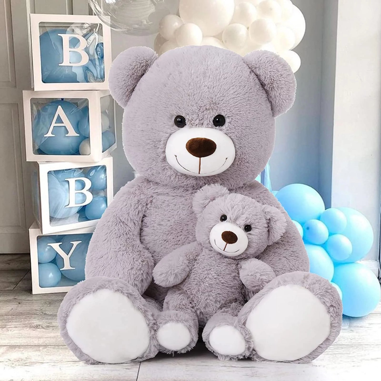 39" Giant Teddy Bear Mommy and Baby Soft Plush Bear Stuffed Animal