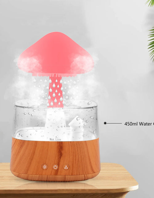 Load image into Gallery viewer, 2024 Rain Cloud Humidifier Relax Diffuser Humidifier Raindrop Aromatherapy Machine Air Humidifier with 7 Colours Rain Lamp Home
