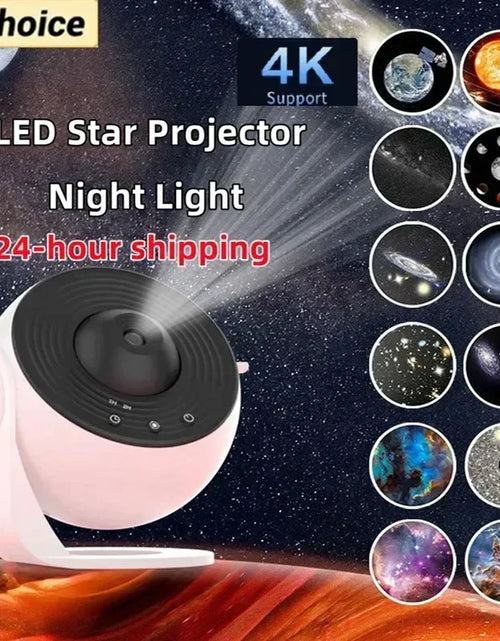 Load image into Gallery viewer, Sky Projector 360° Night Light Galaxy Projector Starry Rotate Planetarium Lamp for Kids Bedroom Valentines Day Gift Wedding Dec
